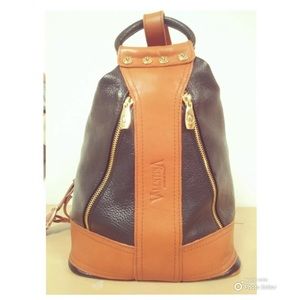 Leather Valentina Convertible Satchel/Backpack